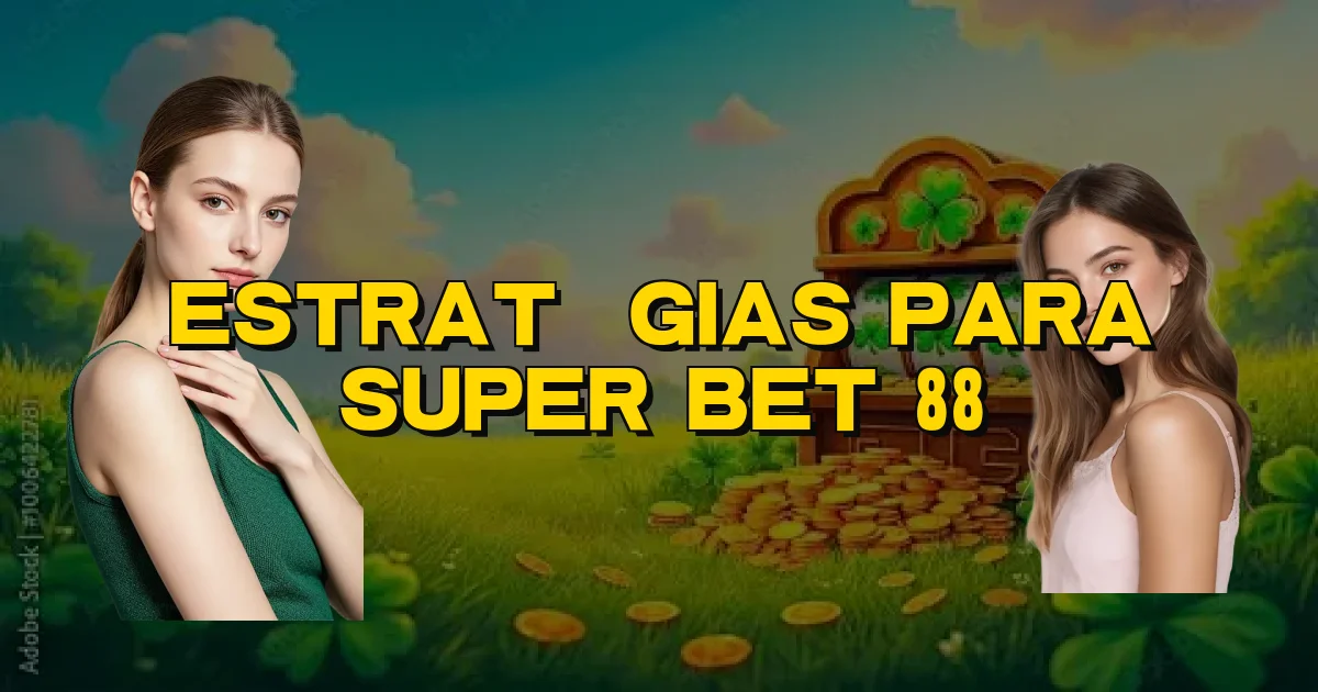 Estratégias Para Super Bet 88 Oficial